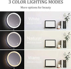 Vinantica | LUMIVIEW – Rechargeable LED Magnifying Mirror with Touch Control