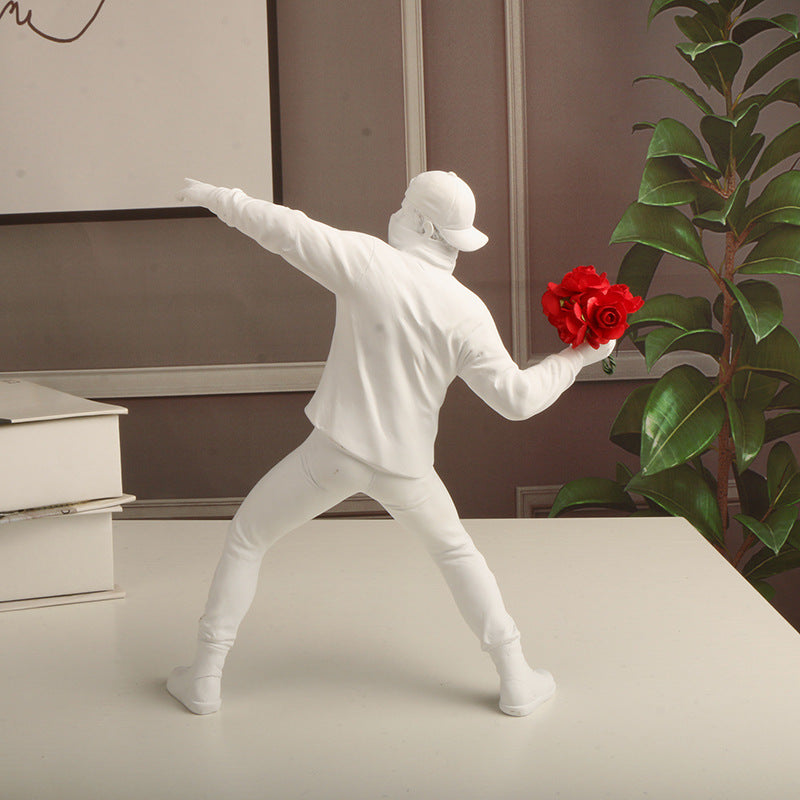 Emrys - Banksy Flower Provocateur