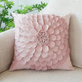 Pink Cushion Cover with Floral Pattern – Decorative Pillowcase for Living Room and Kids Room | Vinantica