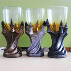 Medieval Dragon Claw Vodka and Wine Goblet