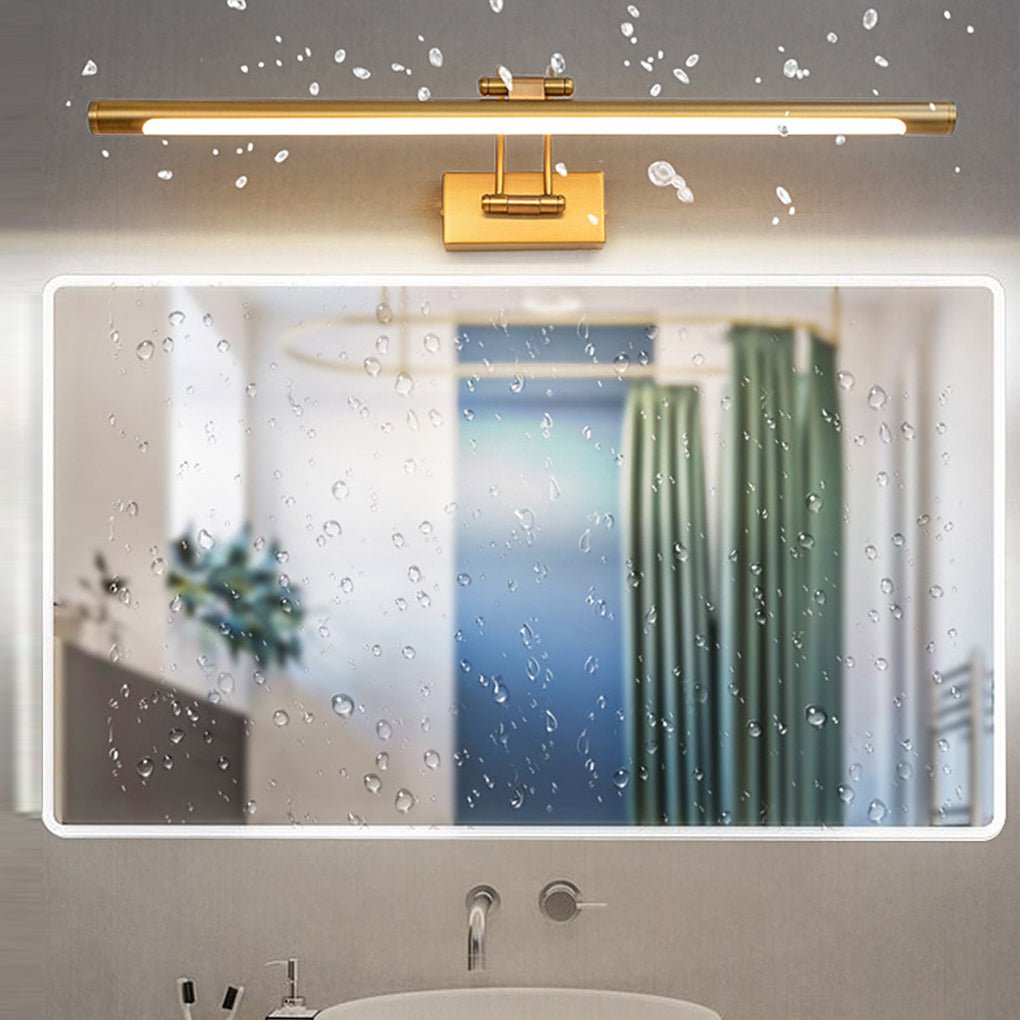 Minimalist Rotatable Waterproof LED Adjustable Bathroom Vanity Mirror Wall Light Vanity Lighting | Vinantica