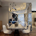 Vinantica | MirraShape 3D Mirror Triangles – Transform Your Walls with Modern Depth and Shine