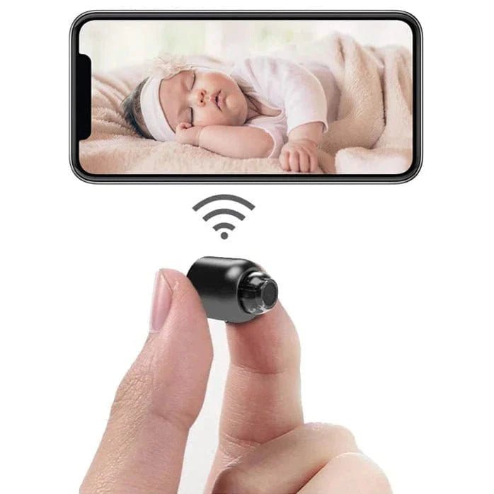 Small wireless night vision camera for home security