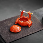 Luxury Ashtray in Oriental Style with Unique Crab Design