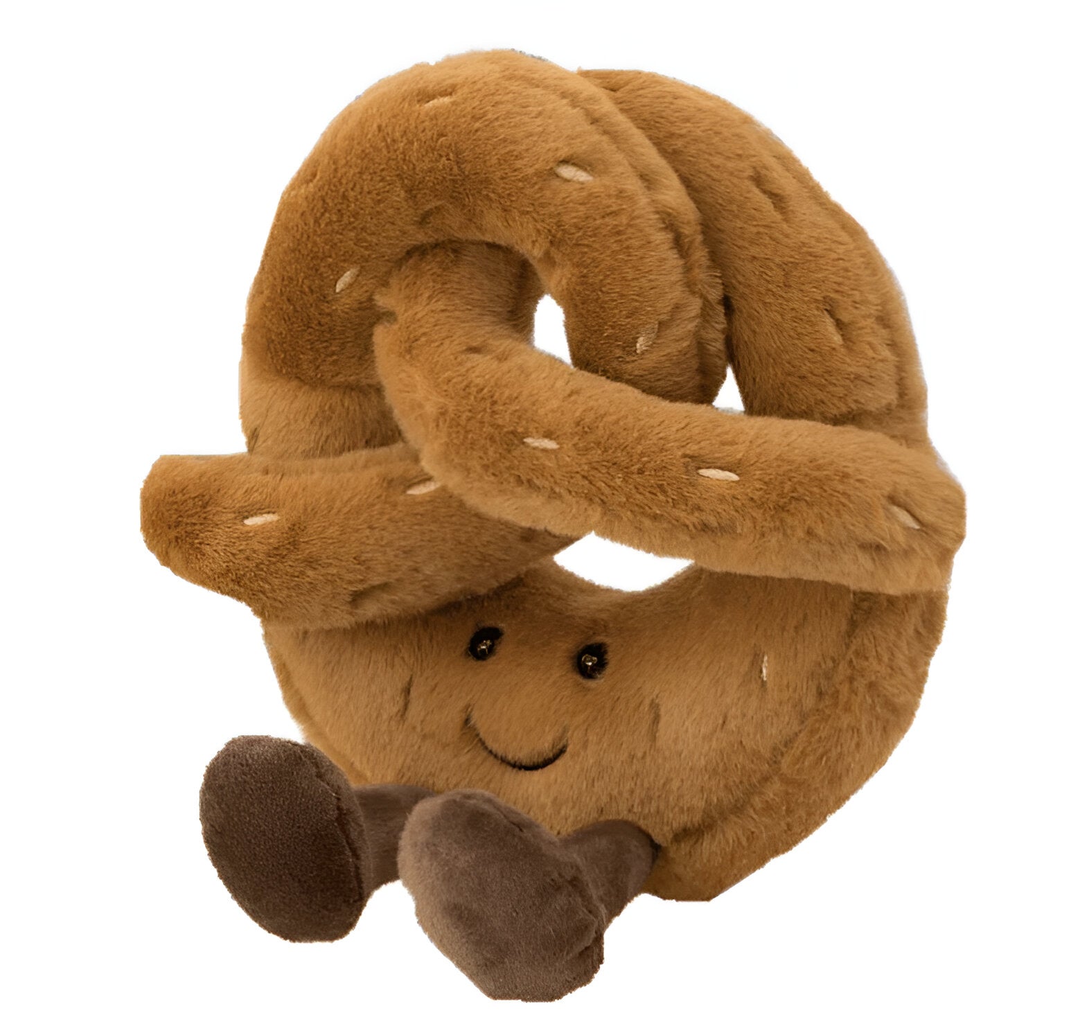 Plush Pretzel – Soft Cuddle Pillow in Breakfast Design | Vinantica