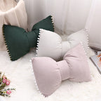 Bow-shaped Decorative Cushion as Decorative Accent