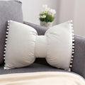 Bow-shaped Decorative Cushion as Decorative Accent