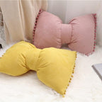 Bow-shaped Decorative Cushion as Decorative Accent