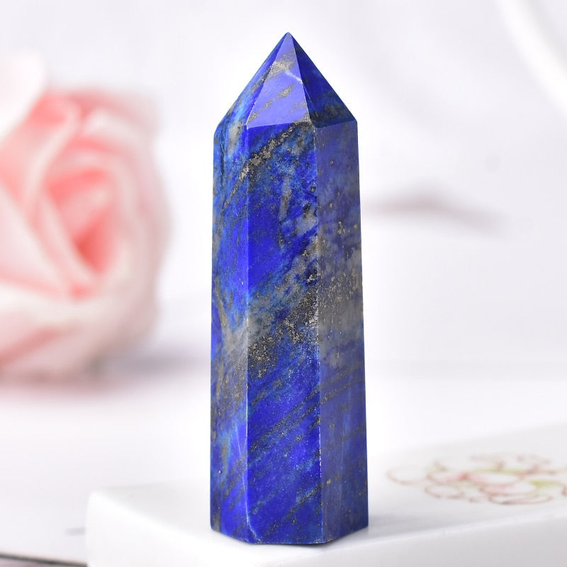 Lapis Lazuli Wisdom and Protection Staff