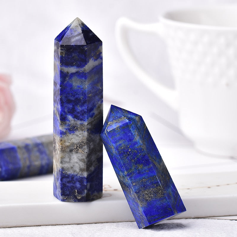 Lapis Lazuli Wisdom and Protection Staff