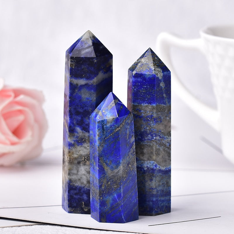 Lapis Lazuli Wisdom and Protection Staff