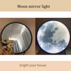 Smart Modern Moon Mirror Wall Lamp | Vinantica