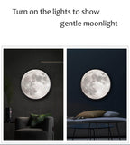 Smart Modern Moon Mirror Wall Lamp | Vinantica