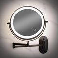 LED Wall-Mounted Bathroom Mirror with Magnification Vinantica