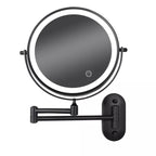 LED Wall-Mounted Bathroom Mirror with Magnification Vinantica