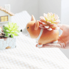 Resin Corgi Mini Flower Pot