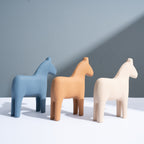 Resin creative Minimalism horse decoration ornaments