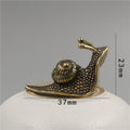 Retro Queen Copper Mini Snail Tea Pet Desk Ornament