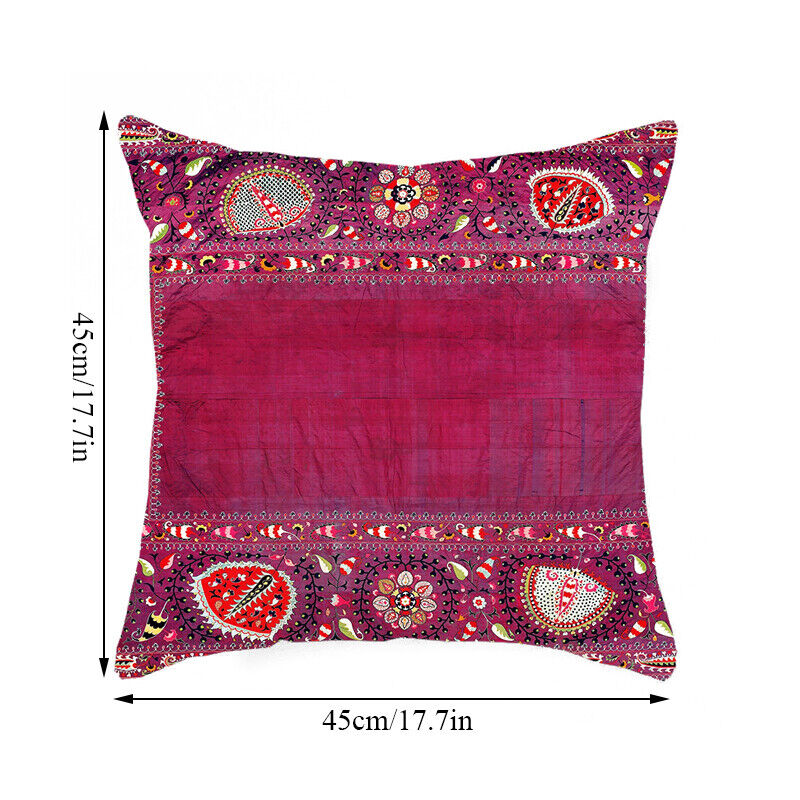 Ethnic Boho Mandala Print Linen Throw Pillow Case Sofa Cushion Cover Home Decor# Vinantica