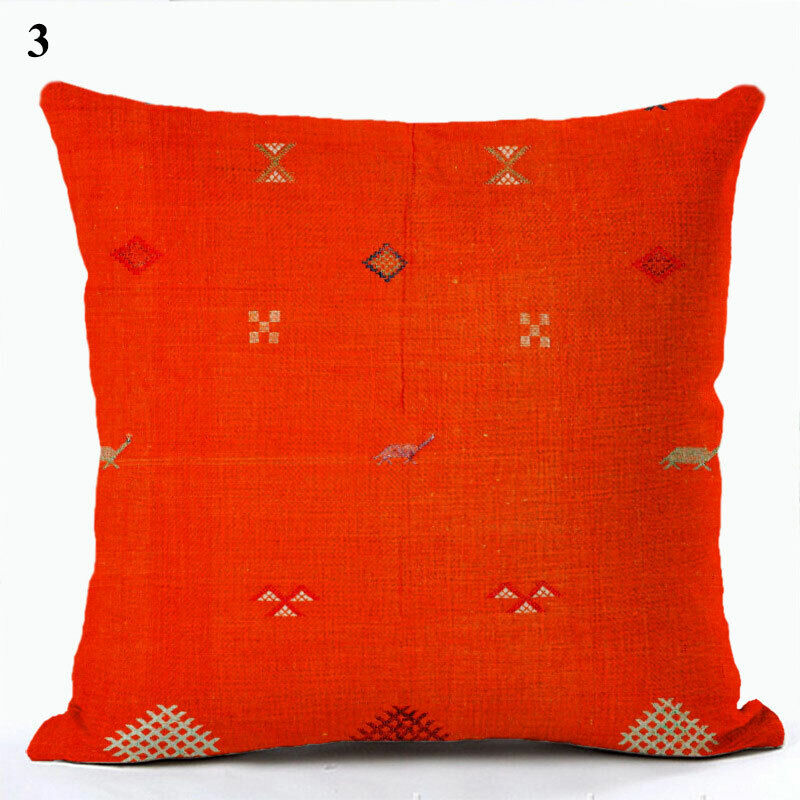 Ethnic Boho Mandala Print Throw Pillow Case Sofa Cushion Cover Home Decor Vinantica