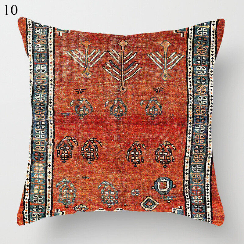 Ethnic Boho Mandala Print Throw Pillow Case Sofa Cushion Cover Home Decor Vinantica