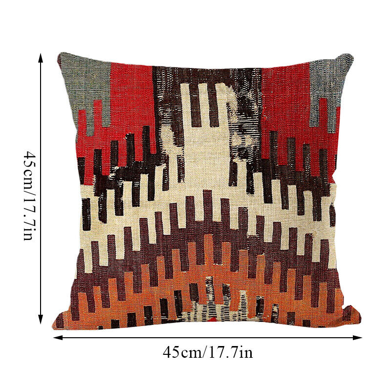 Ethnic Boho Mandala Print Throw Pillow Case Sofa Cushion Cover Home Decor Vinantica