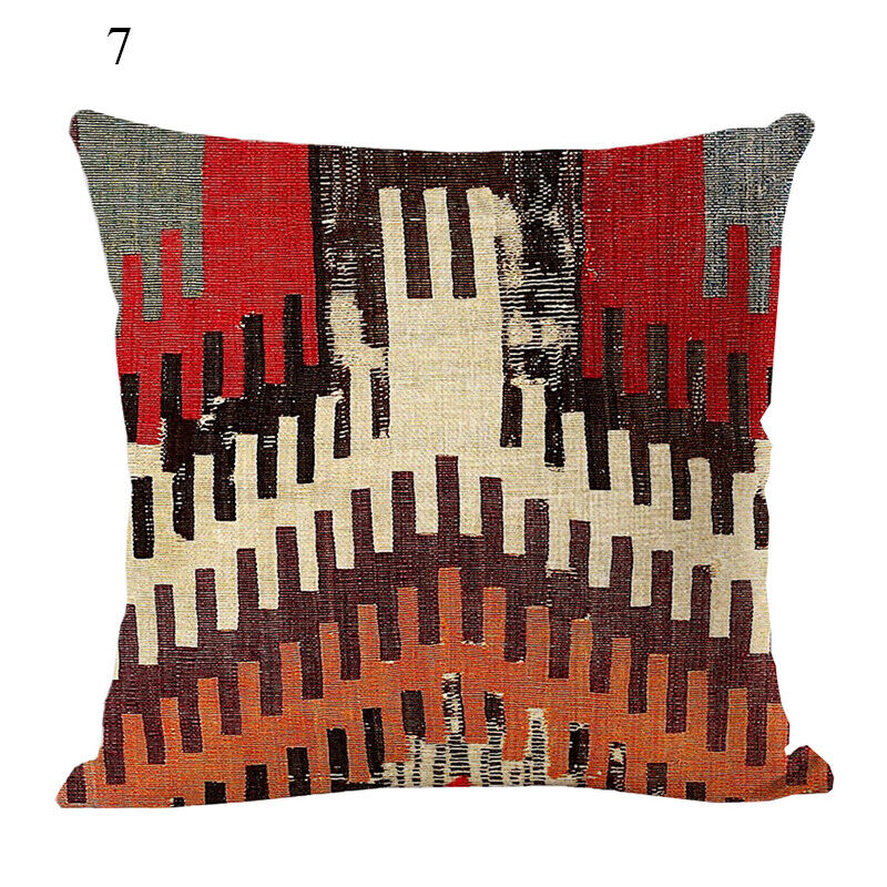 Ethnic Boho Mandala Print Throw Pillow Case Sofa Cushion Cover Home Decor Vinantica
