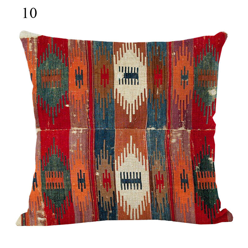 Ethnic Boho Mandala Print Throw Pillow Case Sofa Cushion Cover Home Decor Vinantica