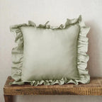 Soft Linen Ruffle Pillowcase