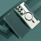 Magnetic Samsung Flip Case | Leather Look with Card Slot