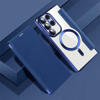 Magnetic Samsung Flip Case | Leather Look with Card Slot