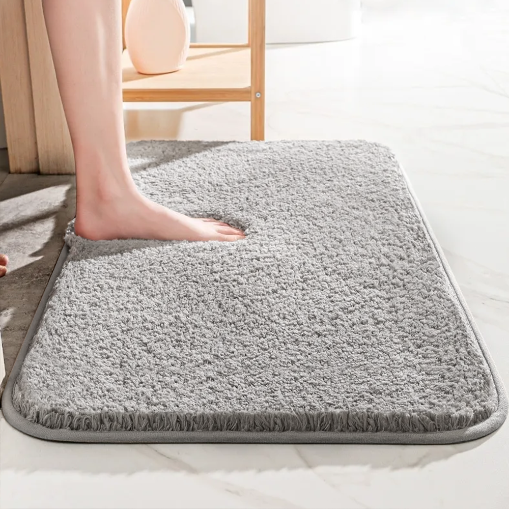 SoftStep Luxe Bath Mat – Extra Thick Microfiber Mat with Non-Slip and High Absorption
