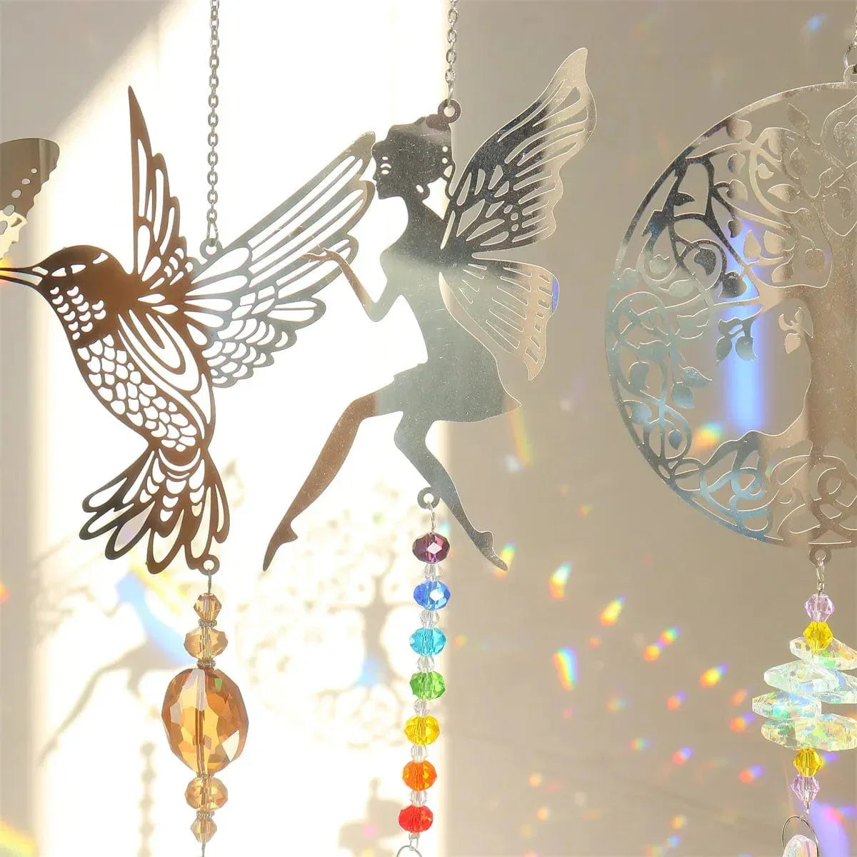 Nature's Dance Crystal Sun Catcher