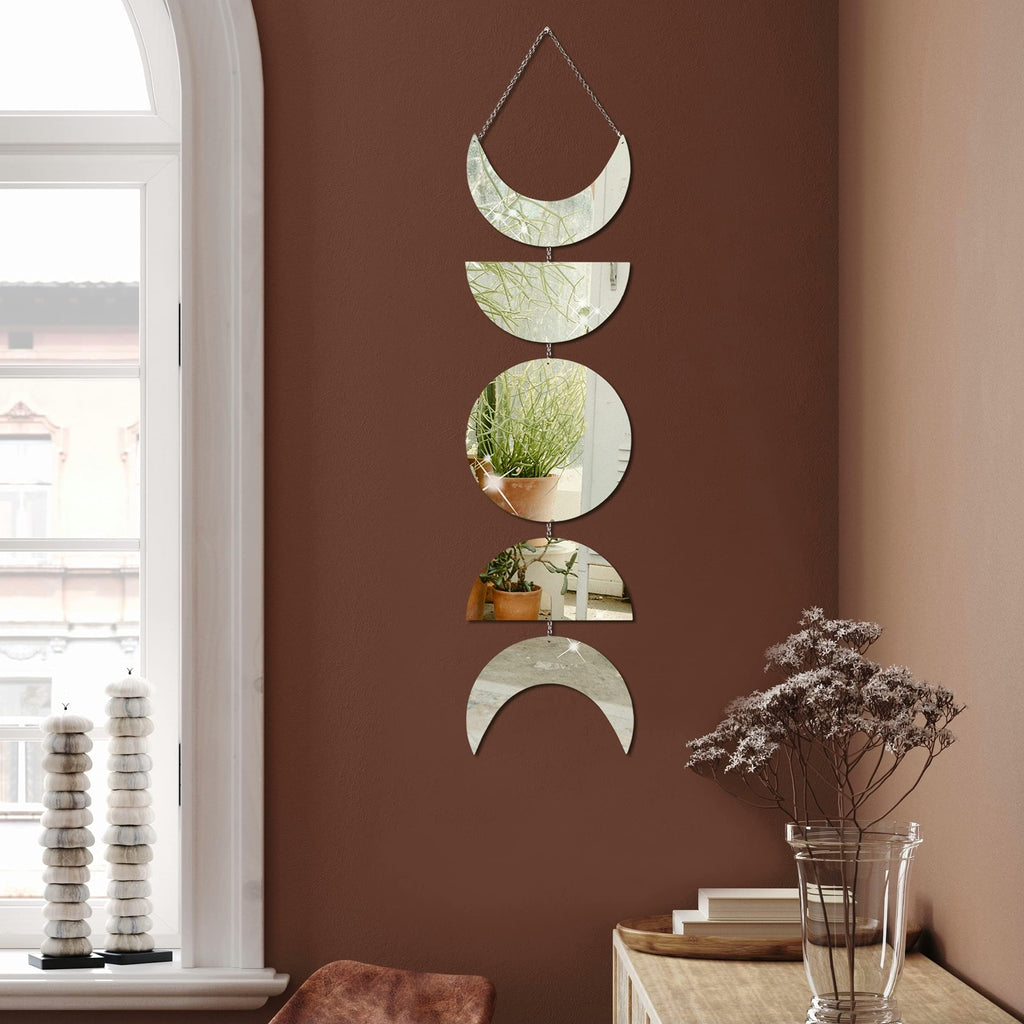 Vinantica | Moon phases mirror wall hanging