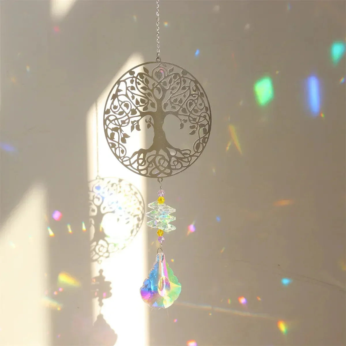 Nature's Dance Crystal Sun Catcher