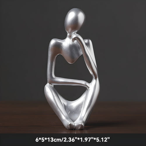 Abstract Thinker Sculpture Home Decor